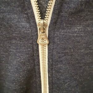 Quiksilver Gray and Black Hoodie